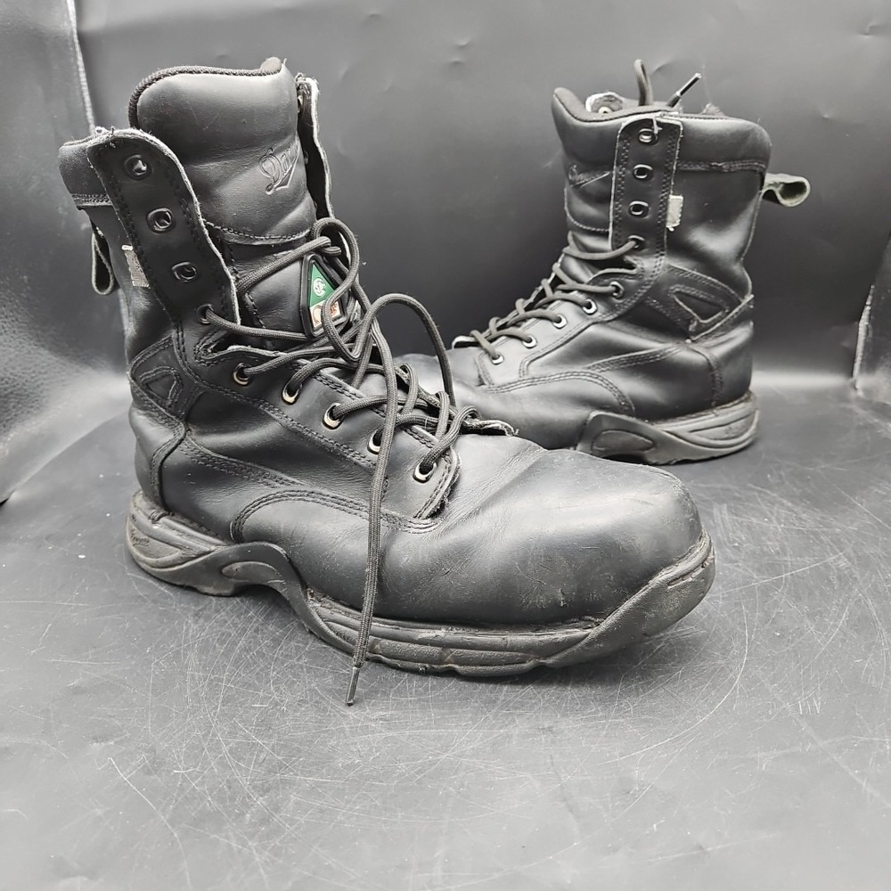 Danner Men's Striker Torrent 8" Black Leather Gore-Tex Waterproof Boots Size 10